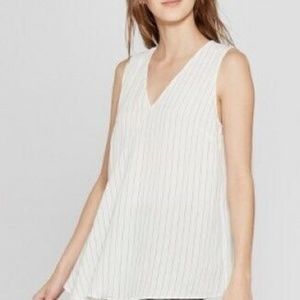 Mossimo Asymmetrical Striped Drape Tank